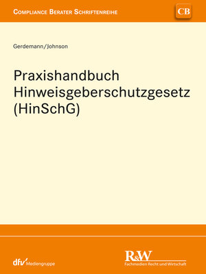 cover image of Praxishandbuch Hinweisgeberschutzgesetz (HinSchG)